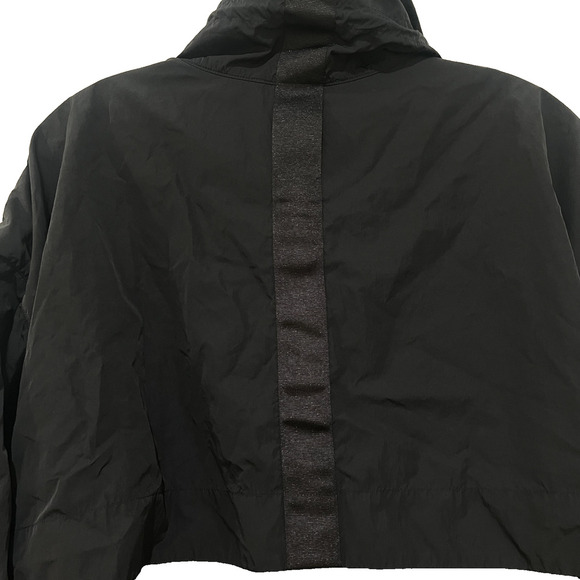 ATHLETA Allyson Felix Legend Oversized Jacket Black Windbreaker Reflective XL - Picture 6 of 13
